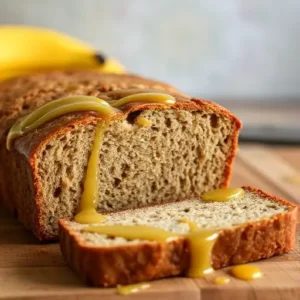 "Banana bread slices showing texture differences when made with butter and oil"