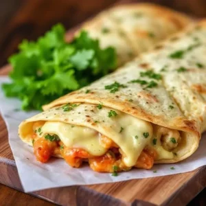 "Golden Chicken and Cheese Jalousie on a baking tray"